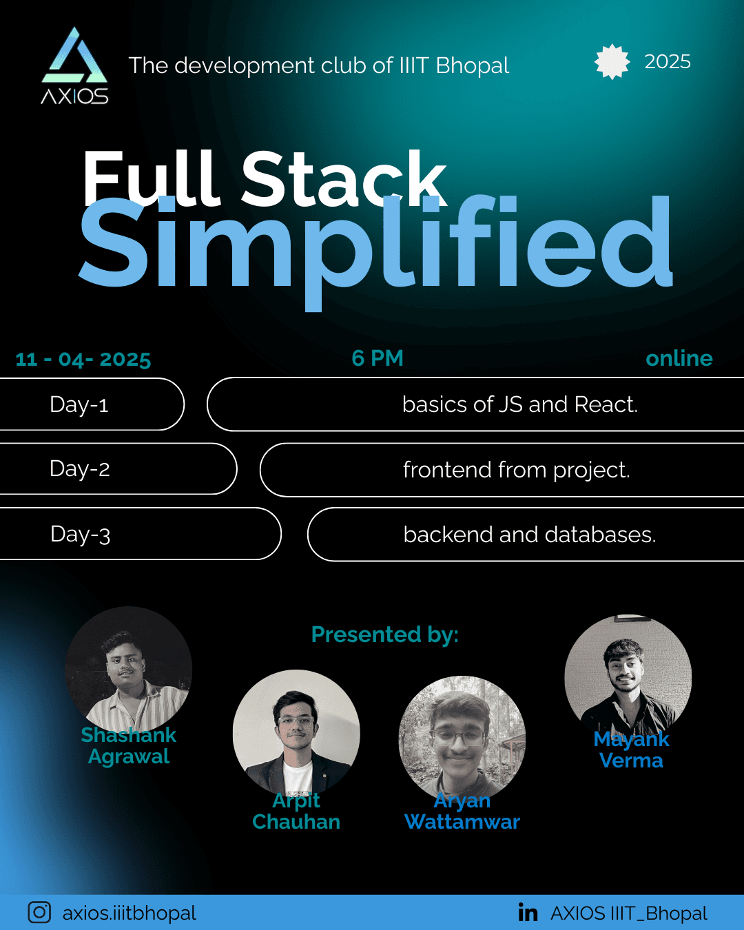 Team working session