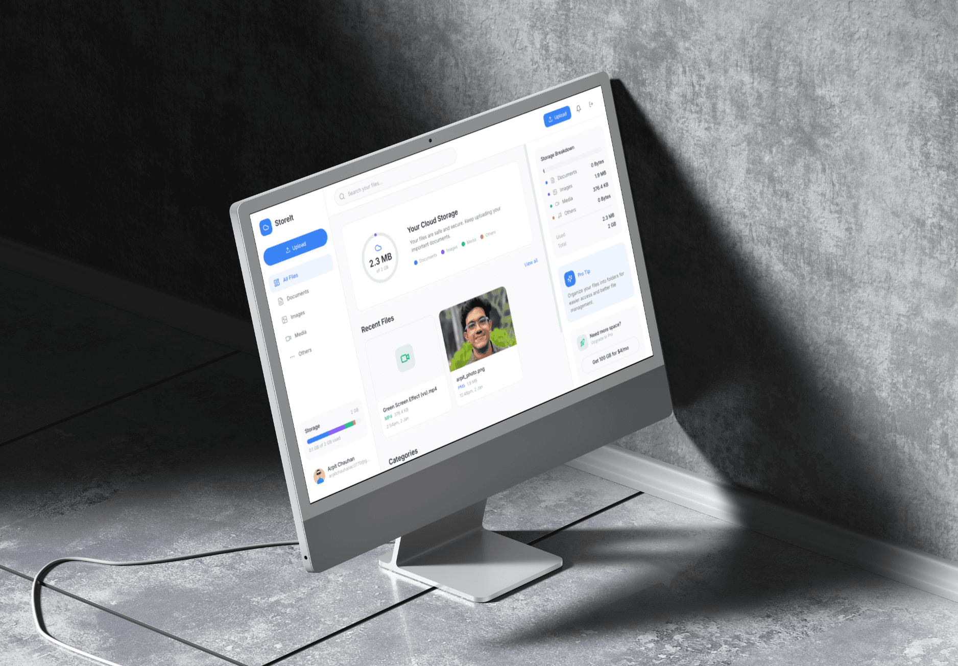 StoreIt - Cloud Storage Management Platform
